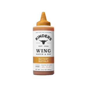 Kinder’s Buttery Buffalo Wing Sauce & Dip bottle
