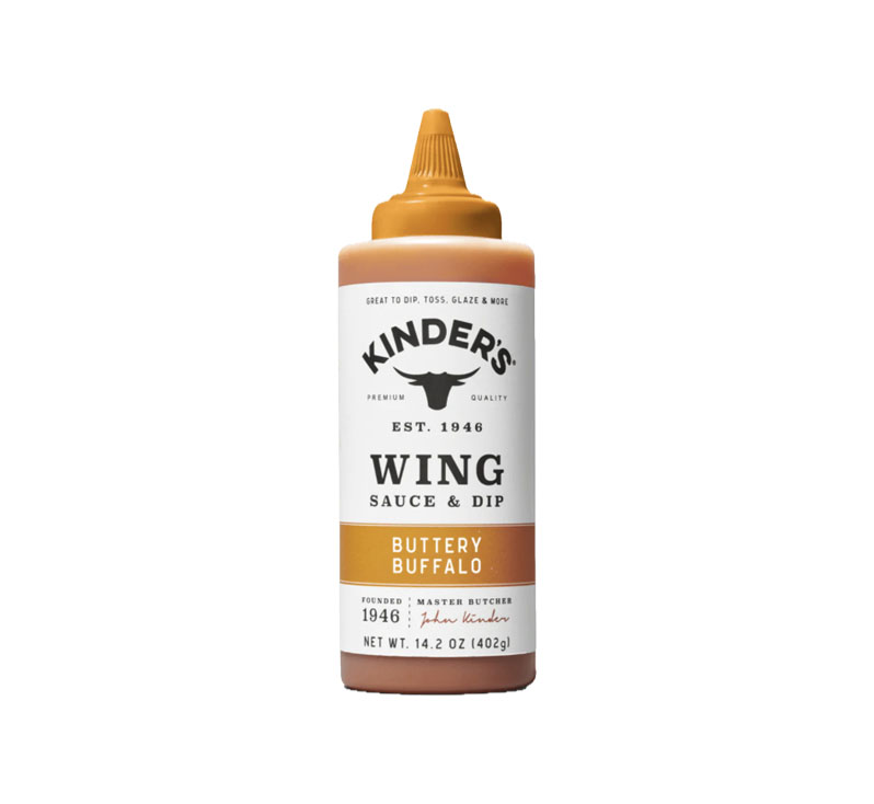 Kinder’s Buttery Buffalo Wing Sauce & Dip bottle