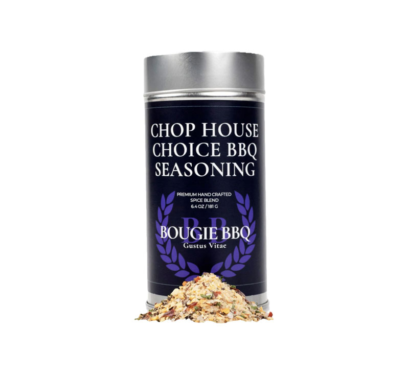 Bougie BBQ Chop House Choice BBQ Seasoning bottle