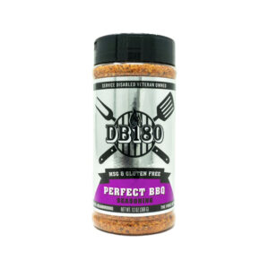Bottle of DB180 Perfect BBQ seasoning