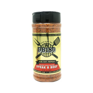Bottle of DB180 Steak & Beef Seasoning