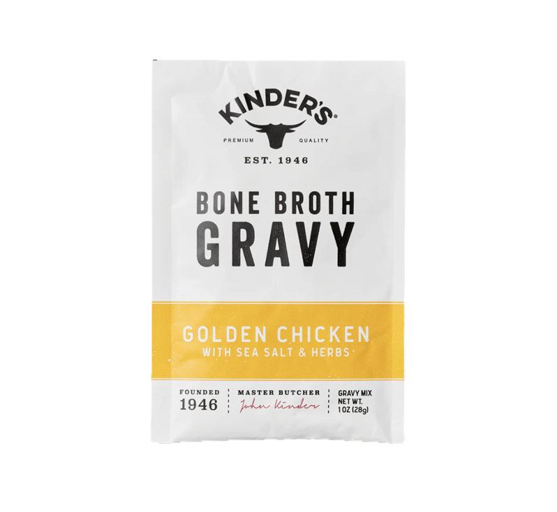 Jar of Kinder’s Golden Chicken Bone Broth Gravy