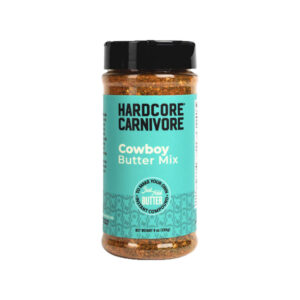 Jar of Hardcore Carnivore Cowboy Butter Mix seasoning