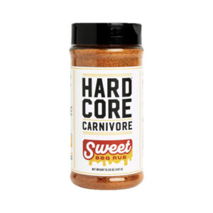 Jar of Hardcore Carnivore Sweet BBQ Seasoning