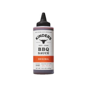Kinder’s Original BBQ Sauce bottle displayed upright