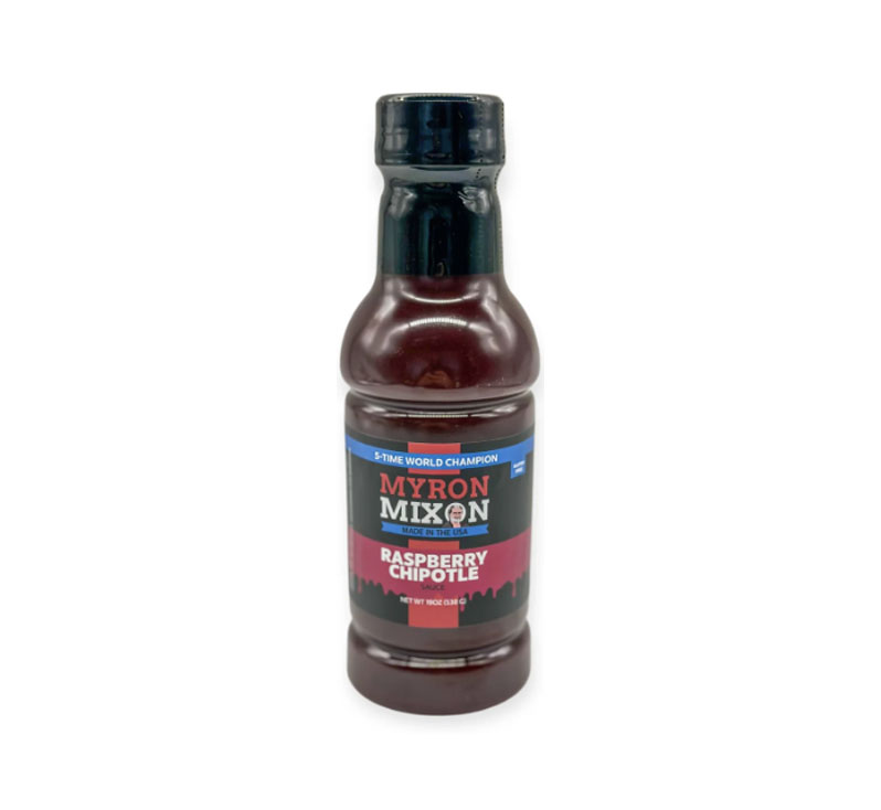 Myron Mixon Raspberry Chipotle BBQ Sauce bottle