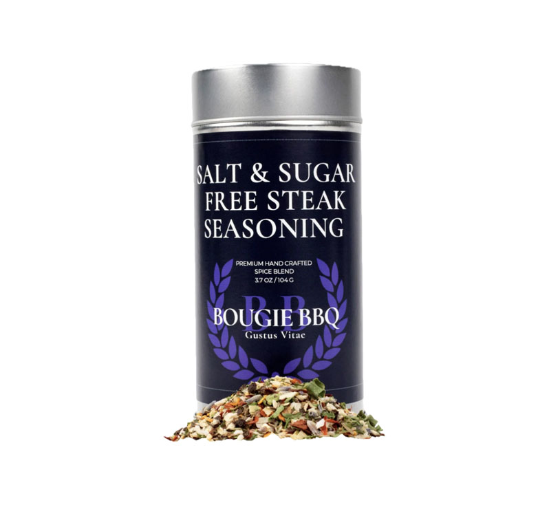 Bougie BBQ Salt & Sugar Free Steak Seasoning bottle