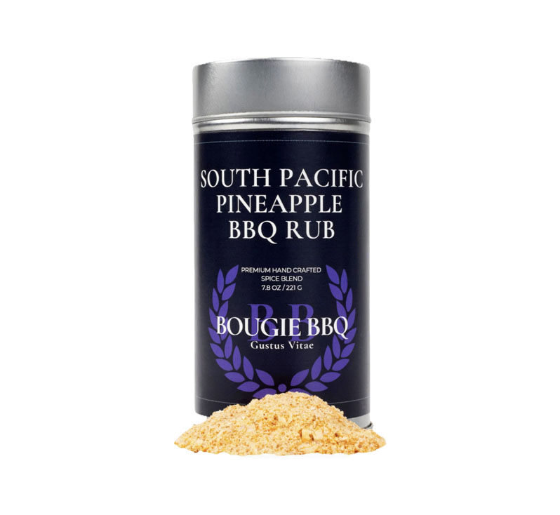 Bougie BBQ South Pacific Pineapple BBQ Rub bottle