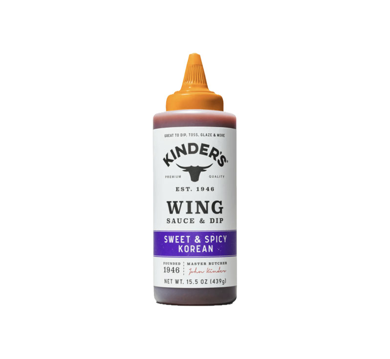 Kinder’s Sweet & Spicy Korean Wing Sauce & Dip bottle