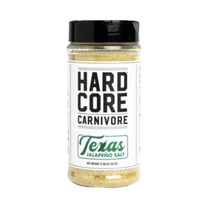 Jar of Hardcore Carnivore Texas Jalapeño Salt Seasoning