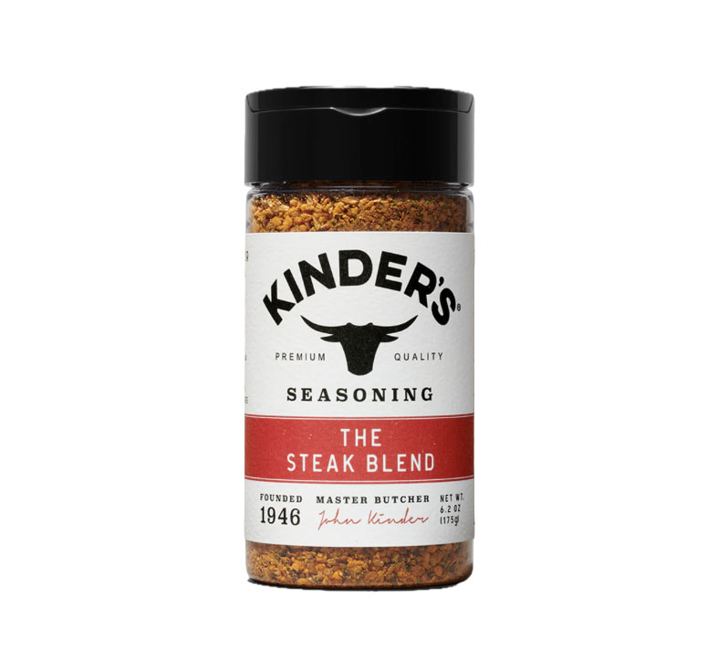 Bottle of Kinder’s The Steak Blend Seasoning
