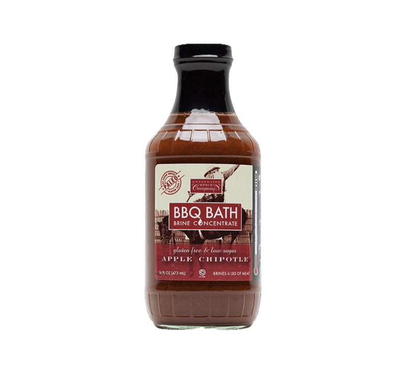 Sweetwater Spice Co. Apple Chipotle BBQ Bath Brine bottle