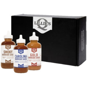 Lillie’s Q BBQ Favorites Gift Box with sauces and seasonings