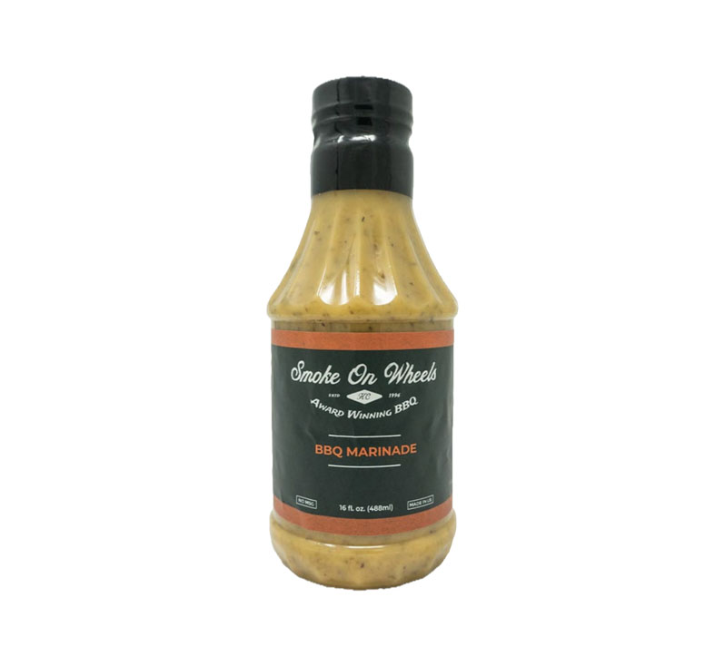 Smoke On Wheels BBQ Marinade bottle