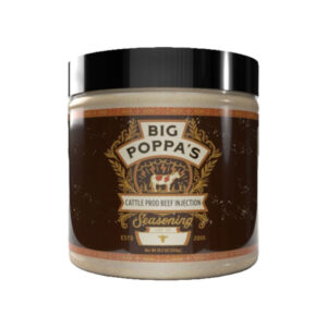 Big Poppa’s Cattle Prod Beef Injection container