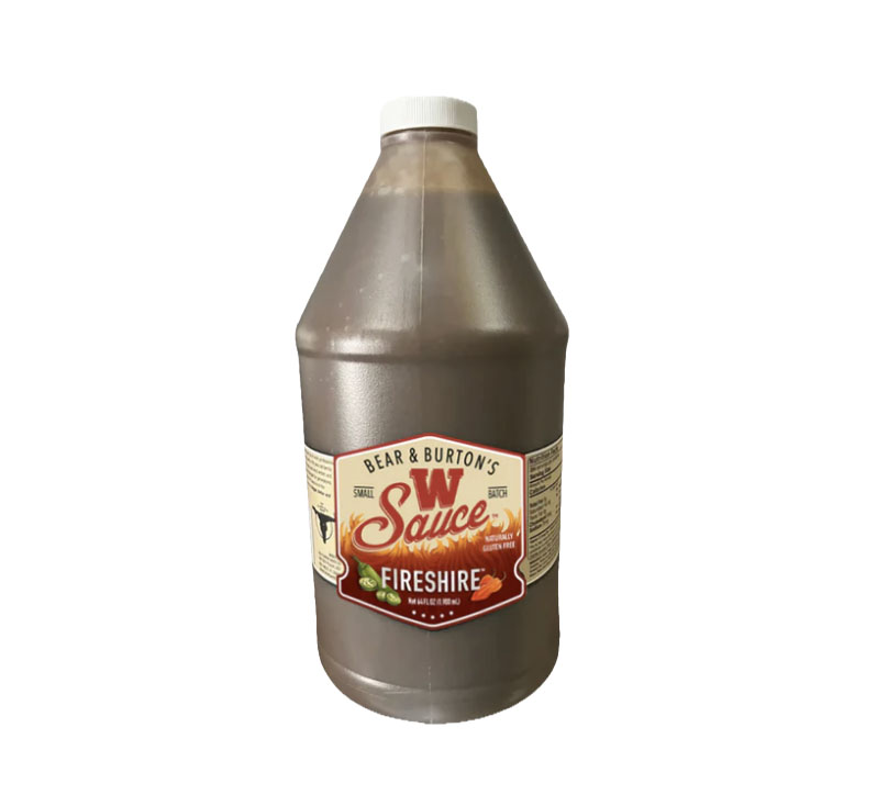 Bear & Burton’s Fireshire Sauce 64oz bottle