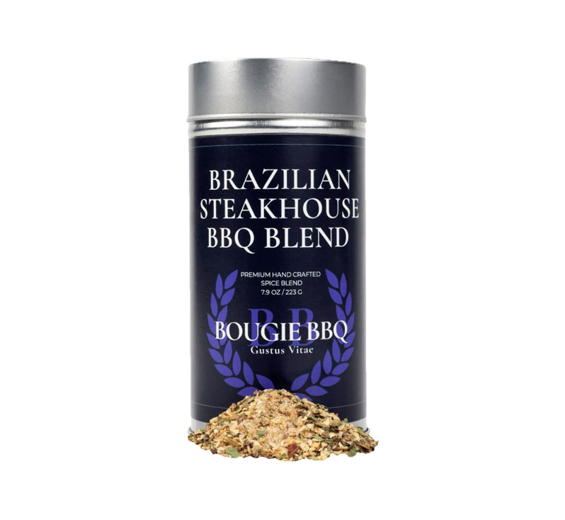 Bougie BBQ Brazilian Steakhouse BBQ Blend bottle