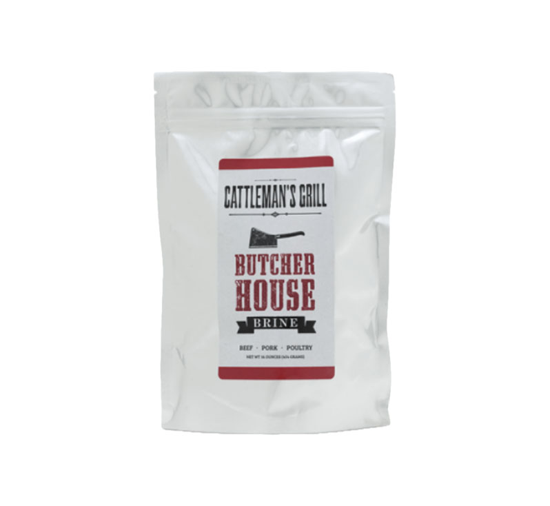 Butcher House Brine seasoning bag or bottle