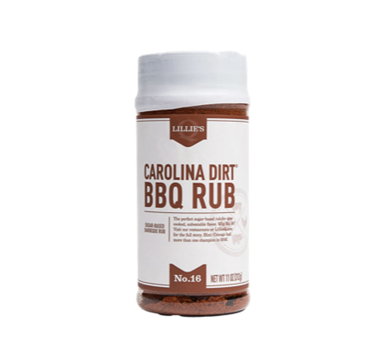 Lillie’s Q Carolina Dirt BBQ Rub 11 oz container