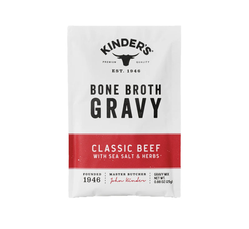 Jar of Kinder’s Classic Beef Bone Broth Gravy