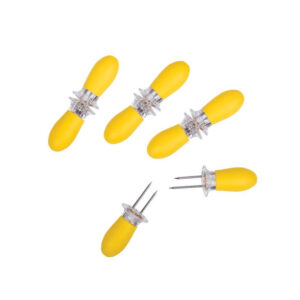 Set of eight Soft-Grip Corn Picks