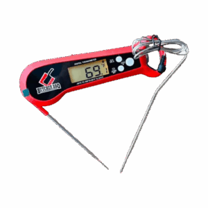 Digital meat thermometer with dual probes