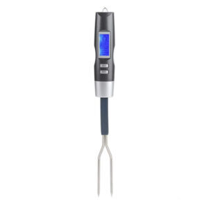 digital meat thermometer grill fork with display