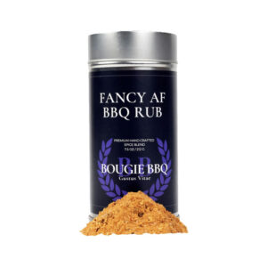 Bougie BBQ Fancy AF BBQ Rub bottle