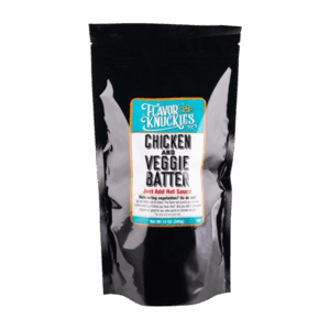 Flavor Knuckles gluten free chicken and veggie batter