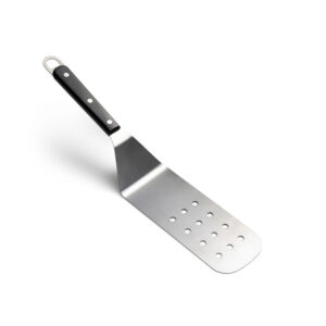 Front view of Fox Run slotted griddle spatula