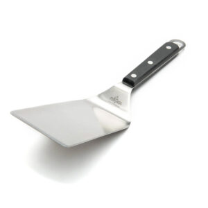 Medium stainless steel turner with riveted handle