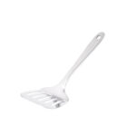 Stainless steel slotted turner with long handle