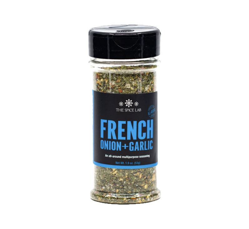The Spice Lab French Onion and Garlic Seasoning bottle