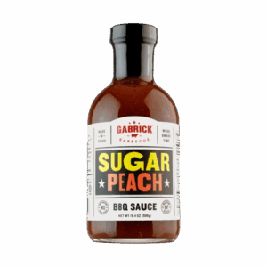 Gabrick Sugar Peach BBQ Sauce with peach-flavored