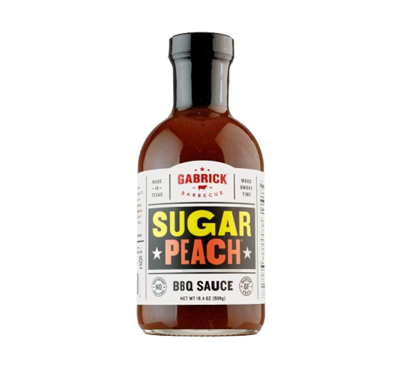 Gabrick Sugar Peach BBQ Sauce with peach-flavored