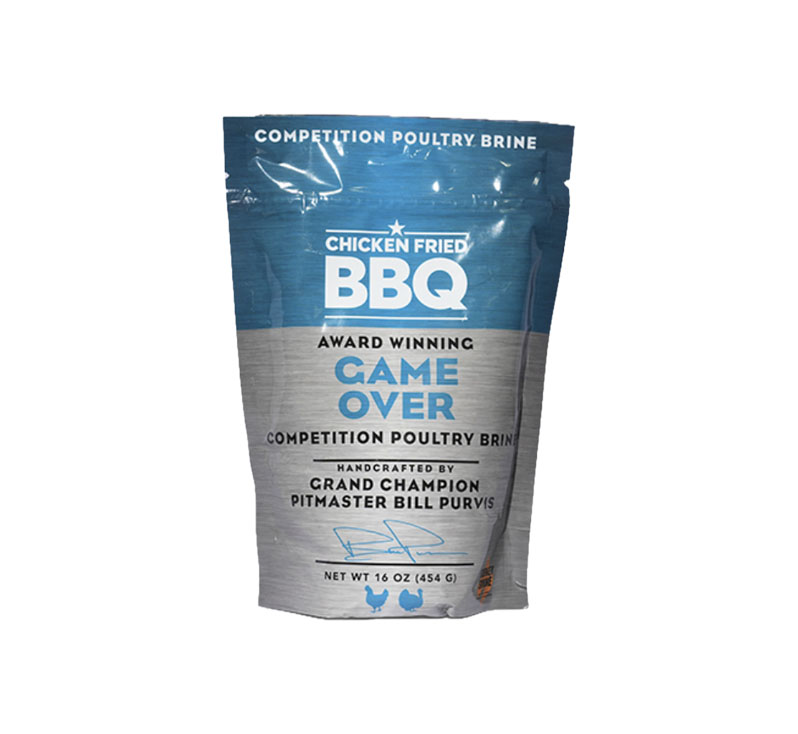 Chicken Fried Game Over Poultry Brine package