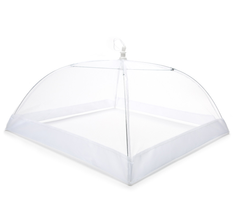 Giant square mesh food umbrella cover