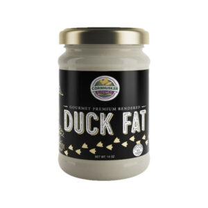 14 oz jar of premium rendered duck fat