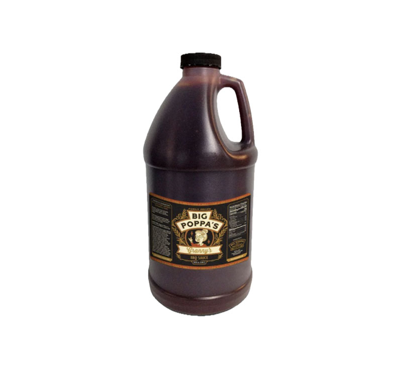 Big Poppa’s Granny’s BBQ Sauce half gallon container