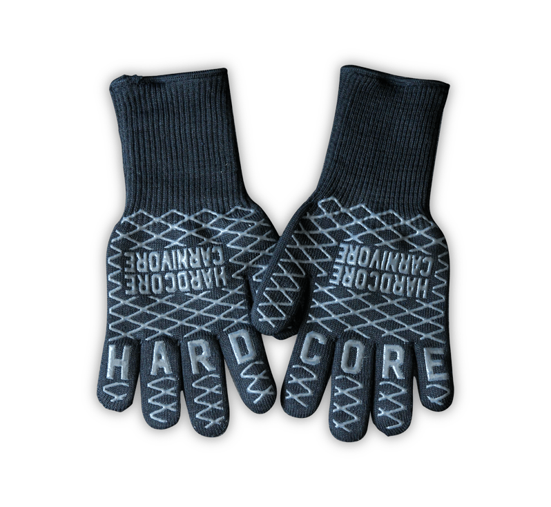 High Heat Gloves displayed with textured silicone grip