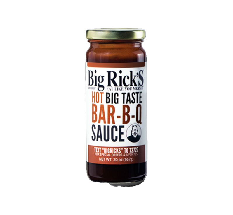 Bottle of Hot BBQ Sauce