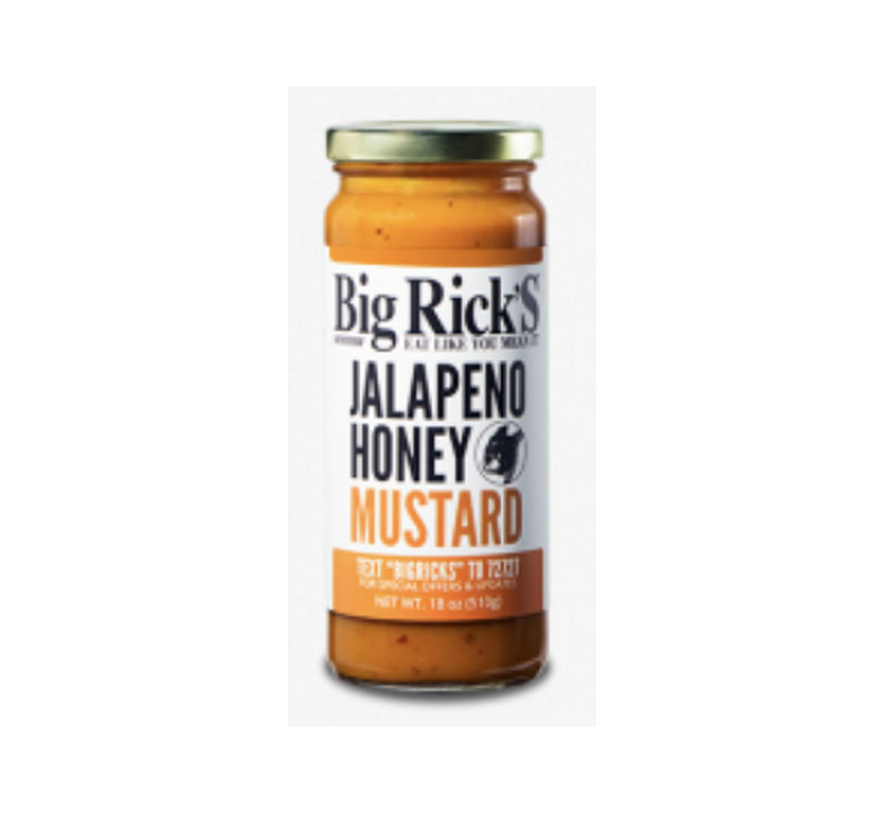 Bottle of Jalapeño Honey Mustard