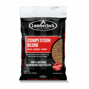 LumberJack Competition Blend 20 lb hardwood BBQ pellets bag