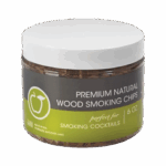 Jar of Outset apple smoking chips 6 ounce