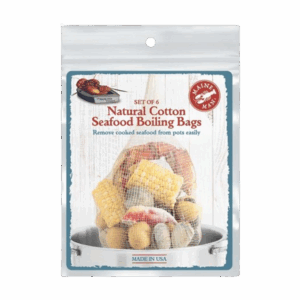 Packaging of Maine Man Seafood Boiling Bags set of six