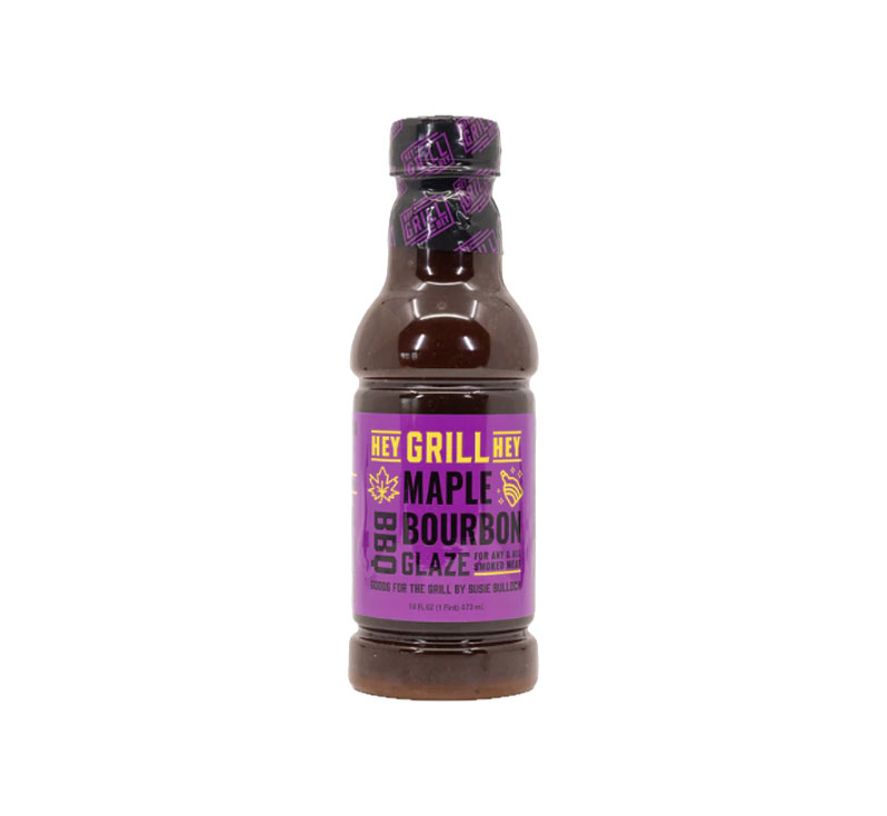 Hey Grill Hey Maple Bourbon BBQ Glaze bottle