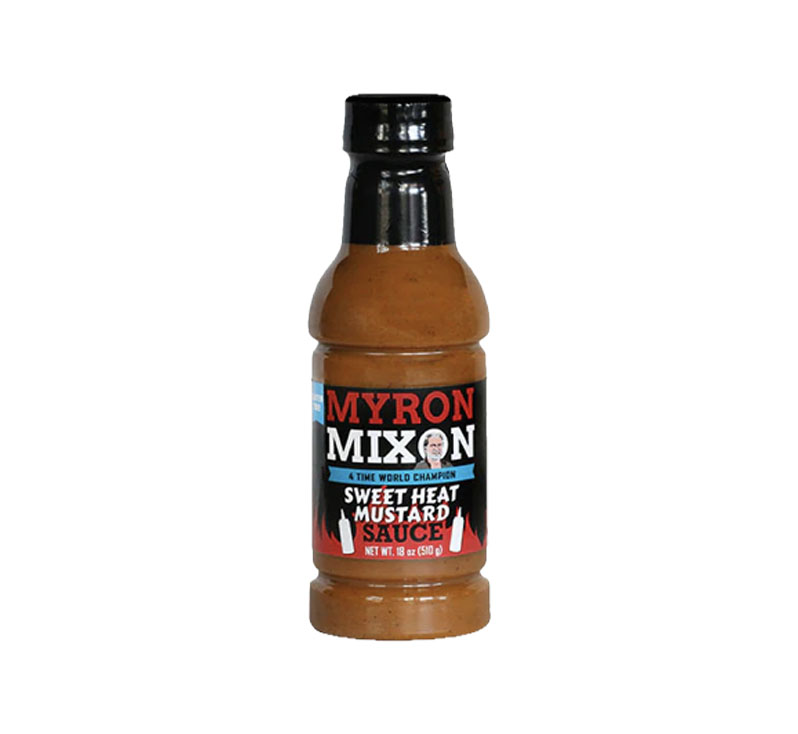 Myron Mixon Sweet Heat Mustard BBQ Sauce bottle