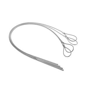 Outset flexible stainless steel skewers set of four