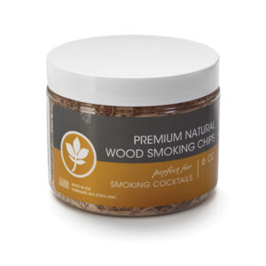 Premium jar of Outset hickory wood smoking chips