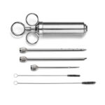 Stainless steel Outset meat injector set with needles
